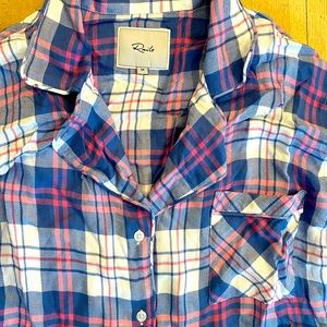 Rails oversized flannel plaid nightgown